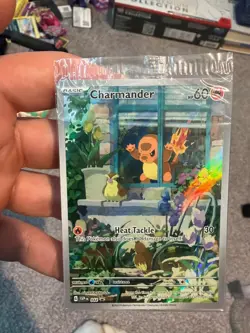 Sealed Charmander 044 Sv: Scarlet & Violet Promo Cards Holo obsidian flames etb - Image 1