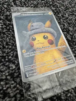 Pokemon TCG: Van Gogh Pikachu with Grey Felt Hat SVP 085 Promo Card - Sealed ✅ - Image 3