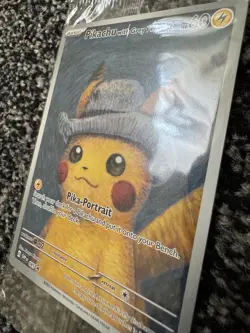 Pokemon TCG: Van Gogh Pikachu with Grey Felt Hat SVP 085 Promo Card - Sealed ✅ - Image 4
