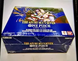 One Piece Card Game The Azure Sea's Seven Booster Box OP14 English SEALED! CHASE - Image 4