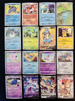 Pokemon 16 Card Lot V EX GX Radiant Pikachu Mewtwo Zacian Gengar Arcanine NM+ - Image 1