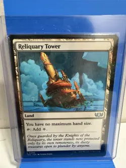 Magic: The Gathering Reliquary Tower Land Card 2025 English Regular #386 - Image 1