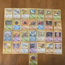 Pokemon 1999 Fossil Set Card Lot 29 Wizards Dodrio Fearow Slowbro Arbok Cloyster - Image 1