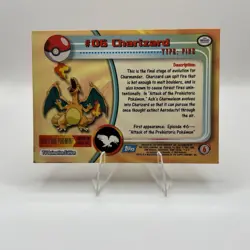 Pokemon Card Charizard #06 Topps Series MP -O2 - Image 2