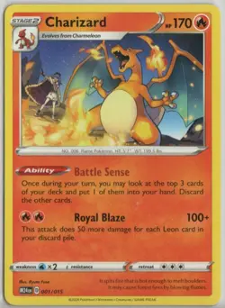 Charizard 001/015 McDonald's 2024 Promo Pokemon Card - Image 1