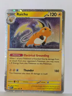 NM/M - Tail Swirl - Raichu 026/165 - Cosmos Holo - Pokemon Card TCG #1 - Image 1