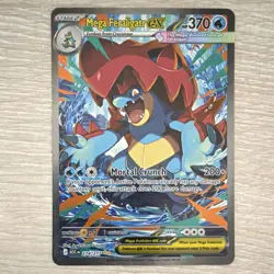 Pokemon Mega Feraligatr EX 370HP ASC 274/217 200+ Water Card - Image 1