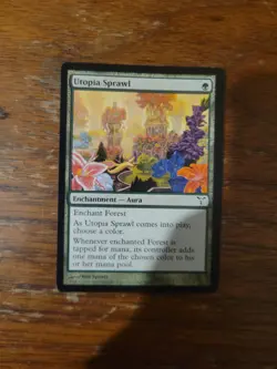 Utopia Sprawl Dissension Magic The Gathering MTG Card Vintage Pauper EDH Mana - Image 1