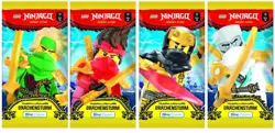 LEGO Ninjago Dragons Rising Trading Cards Series 11 – 4 Sealed Packs + 1 Limited - Image 1