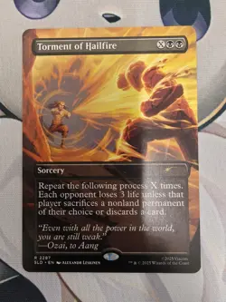 Magic The Gathering Mtg Non Foil Torment Of Hailfire Avatar Secret Lair - Image 1