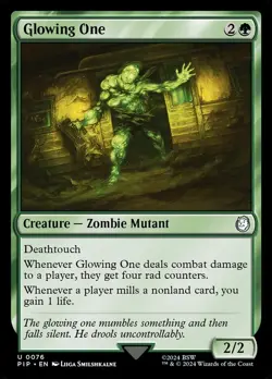 Glowing One - Universes Beyond: Fallout - UC NM MTG - Image 1