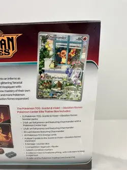 Sealed - Obsidian Flames Pokemon Center Scarlet Violet Elite Trainer Box ETB - Image 3