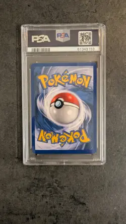 PSA 8 NM - MINT 1999 BASE SET POKEMON BULBASAUR 44/102 #44 WOTC TCG GRADED - Image 2