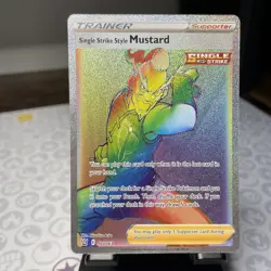 Single Strike Style Mustard 177/163 Battle Styles Pokemon TCG - Image 1