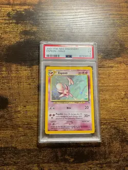 2001 Pokemon Neo Discovery Espeon Holo #1/75 PSA 5 - Image 1
