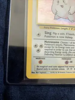 🤗Clefairy 005/102 Base Set Unlimited Holo - Pokemon TCG Single Lp - Image 2
