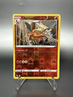 2022 Charizard 010/078 Pokemon GO Reverse Holo Card Nintendo - Image 1