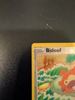 Bidoof 059/078 Peelable Ditto Reverse Holo Pokemon GO Stamp Pokemon TCG Card NM - Image 2