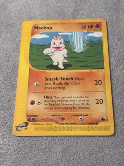 Pokemon TCG Machop 74/144 Skyridge E Reader NM Never Played - Image 2