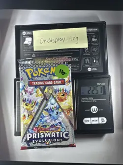22.51g Prismatic Evolutions Pokemon Booster Pack New Sealed - Image 1