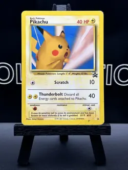Pikachu (SNAP Promo) 26 WOTC Black Star Promo Pokemon Card - Image 2