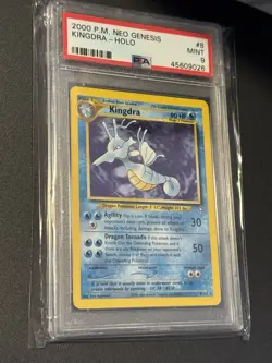 2000 Pokemon Neo Genesis Kingdra- Holo PSA 9 Mint - Image 1