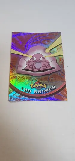 2000 Topps Pokemon Blue Logo: Grimer Foil #88 - Image 1