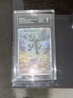 Pokemon Zekrom EX Sv: Black Bolt 166/086 Special Illustration Rare Holo TAG 9 - Image 1