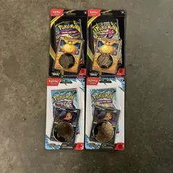 2 Pokemon TCG Scraggy Booster Packs with Coin/journey Together Blister Packs+2 - Image 1
