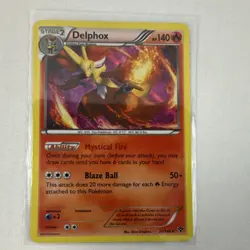 Pokemon TCG Delphox 26/146 XY Holo Rare Stage 2 140 HP Blaze Ball 5ban 2014 - Image 1