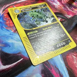 Pokemon Tyranitar 29/165 Expedition Base Set Holo Nintendo 2002 *SWIRL* - Image 4