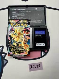 The HEAVIEST Pack On EBay- Ascended Hero’s Booster Pack- God Pack!!U Pokemon TCG - Image 1