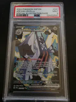 Archaludon ex 241/191 SIR Special Illustration Surging Sparks PSA 9 MINT Pokemon - Image 1