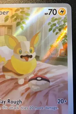 Yamper 099/094 Illustration Rare Mega Evolution: Phantasmal Flames Pokemon TCG - Image 3