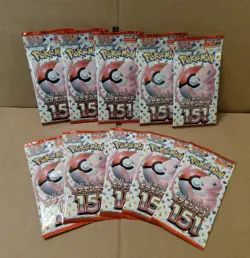 Pokemon S&V 151 Booster Packs Japanese LOT OF 10 Sealed Packs - Image 1