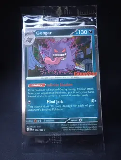 Pokemon TCG Gengar GameStop Promo Tongue Swirl Sealed - Image 1