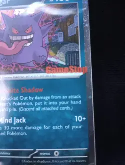 Pokemon TCG Gengar GameStop Promo Tongue Swirl Sealed - Image 2