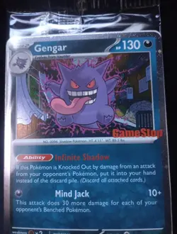 Pokemon TCG Gengar GameStop Promo Tongue Swirl Sealed - Image 3