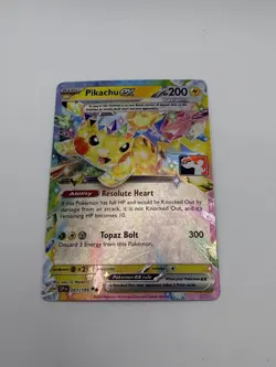 Pikachu EX 057/191 Play! Pokemon League Stamp Promo Prize Pack 7 Near Mint - Image 1