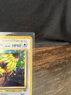 Pokemon Pidgeot Jungle Holo Swirl Rare Japanese No.018 1996 80 HP - Image 3