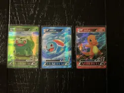 Pokemon Chinese ID Lot- Bulbasaur, Squirtle, Charmander - Image 1