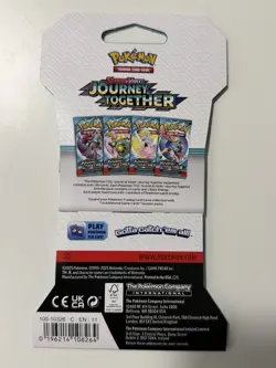 (HEAVY)🔥32.61g Pokemon TCG Journey Together Sleeved Booster Pack Factory Sealed - Image 3
