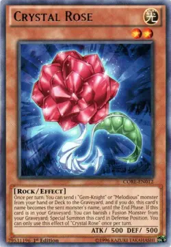 Crystal Rose - CORE-EN012 - Rare - 1st Edition - Lightly Played - Image 1