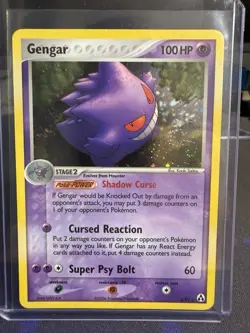 Pokemon TCG Gengar Holo 5/92 EX Legend Maker - Image 1