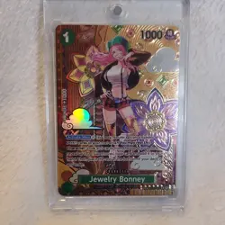 Bandai One Piece CCG Jewelry Bonney ST02-007 Special Foil Full Art Card - Image 1