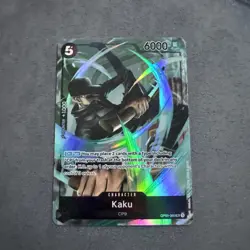 One Piece Pillars Of Strength Kaku OP03-080 Alternate Alt Art SR - Image 1