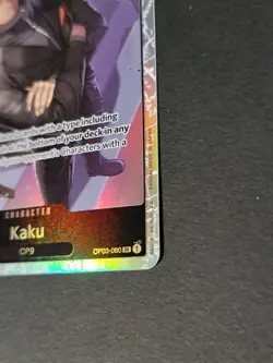 One Piece TCG English Kaku Cp9 OP03-080 Super Rare Foil - Image 4