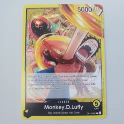 One Piece CCG Monkey.D.Luffy OP15-098 Leader Adventure On Kami’s Island English - Image 1