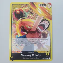 One Piece CCG Monkey.D.Luffy OP15-098 Leader Adventure On Kami’s Island English - Image 3