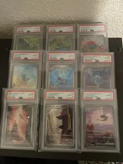 Pokemon 151 Japanese Starter set - 9 Cards - All PSA Gem Mint 10 - Image 1